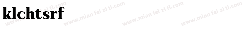 kulachat serif字体转换